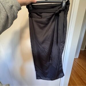 Vici Charcoal Pencil Skirt